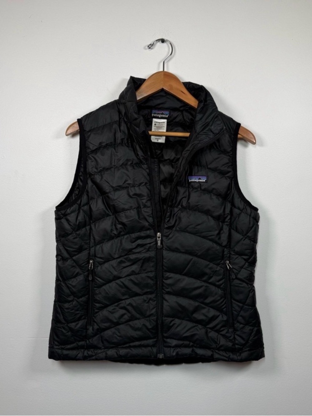 Women’s Patagonia Down Sweat Vest Black